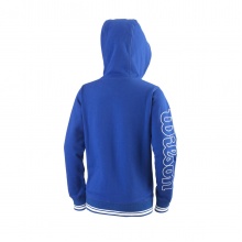 Wilson Kapuzenjacke Hoodie Team II Full Zip royalblau Kinder